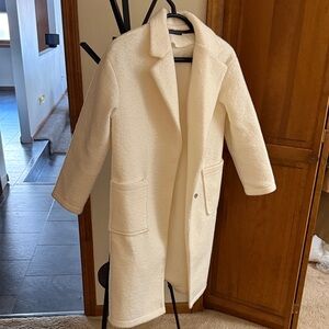 SHEIN Cream Long Coat